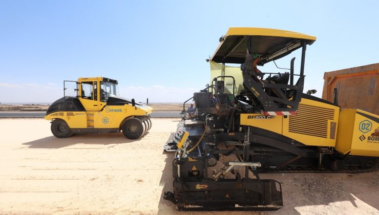 Eski Siverek Caddesi’nde asfalt çalışmaları devam ediyor
