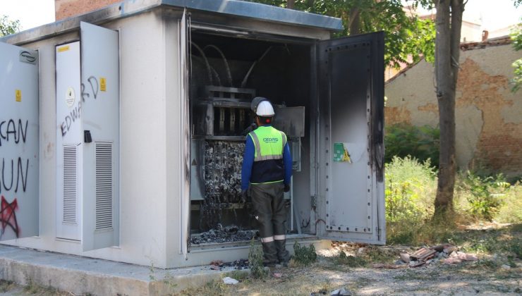 Eskişehir’de trafo yangını paniğe neden oldu