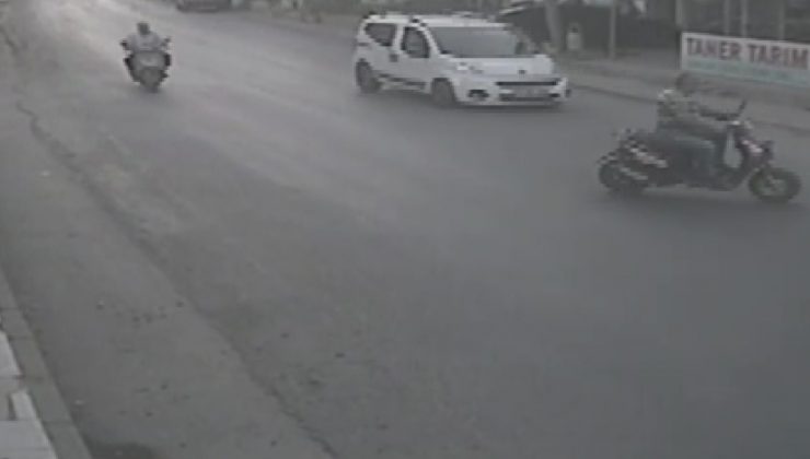 Feci kaza güvenlik kameralarına böyle yansıdı