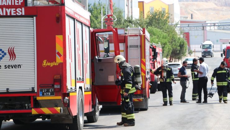 Gaziantep’te tahıl fabrikasında çıkan yangın korkuttu
