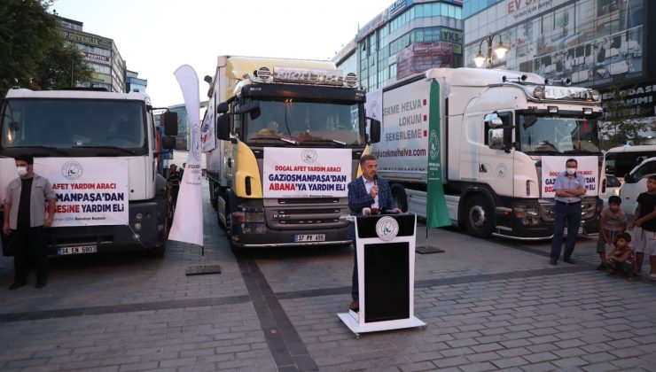 Gaziosmanpaşa’dan sel bölgesine yardım eli