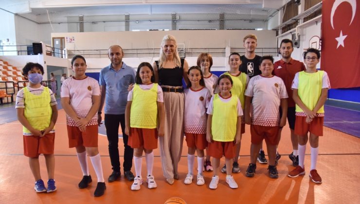 Geleceğin basketbolcuları göz doldurdu