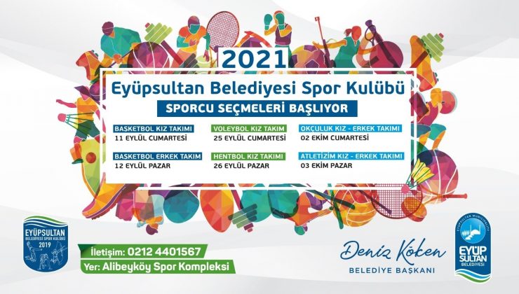 Geleceğin sporcuları Eyüpsultan’da yetişecek
