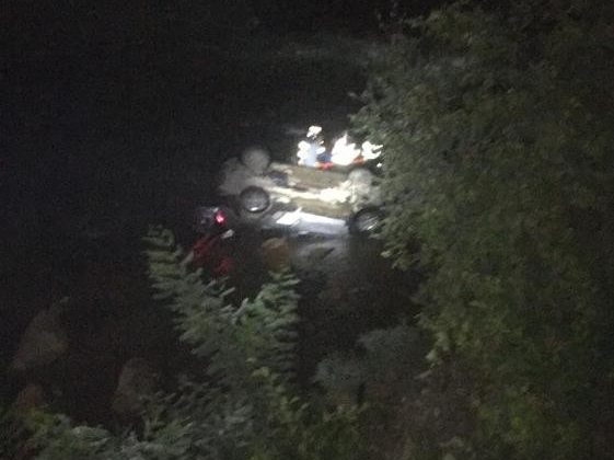 Giresun’da otomobil dereye uçtu: 1 ölü