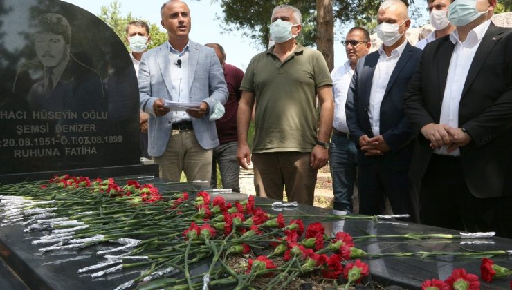 GMİS Eski Genel Başkanı Şemsi Denizer, mezarı başında anıldı