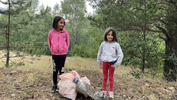 Gümüşhane ormanlarında şişe seferberliği
