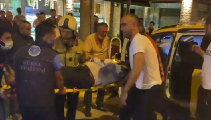 Gurbetçinin otomobiliyle ticari taksi böyle çarpıştı