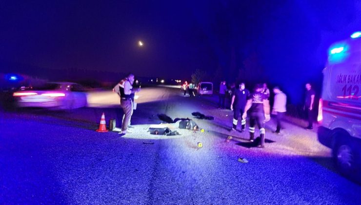 Hafif ticari araç motosiklete çarptı: 1 ölü, 1 yaralı