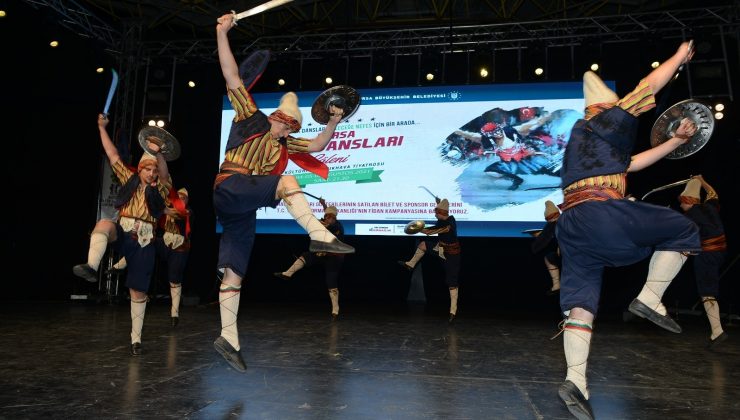 Halk dansları ekiplerinden duygulandıran destek