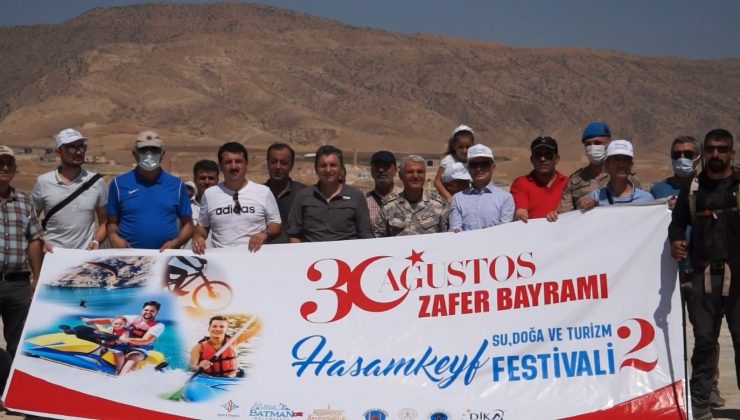 Hasankeyf’te 30 Ağustos Zafer Bayramı coşkuyla kutlandı