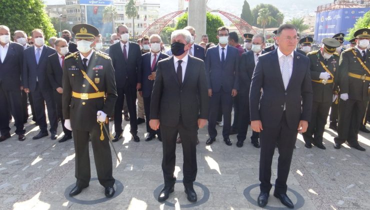 Hatay’da 30 Ağustos Zafer Bayramı törenlerle kutlandı