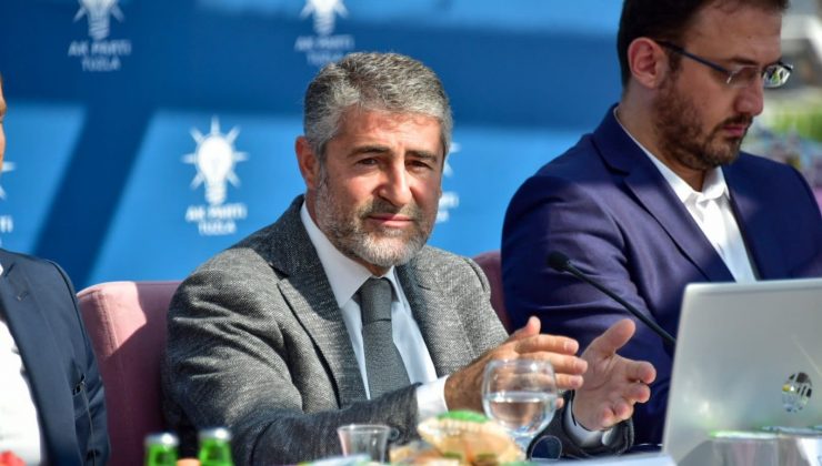 Hazine ve Maliye Bakan Yardımcısı Nebati, Tuzlalı iş insanlarıyla bir araya geldi