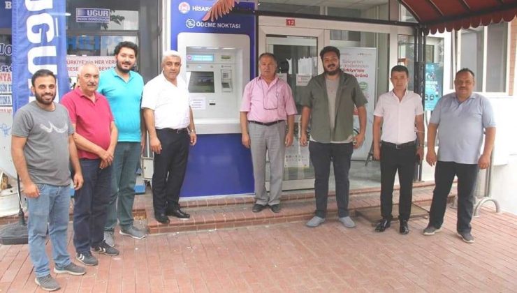 Hisarcık’ta su dolum ve ödeme noktası hizmete girdi