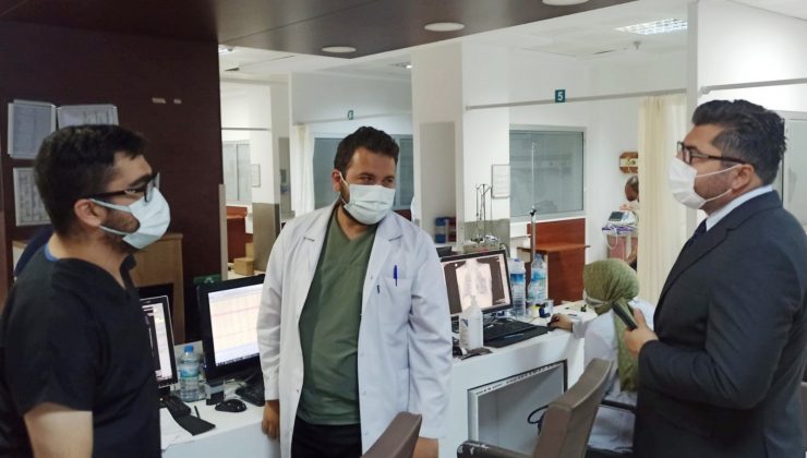 İl Sağlık Müdürü Bulut Acil Serviste incelemelerde bulundu