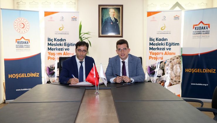 İliç’te Kadın Mesleki Eğitim Merkezi kuruluyor