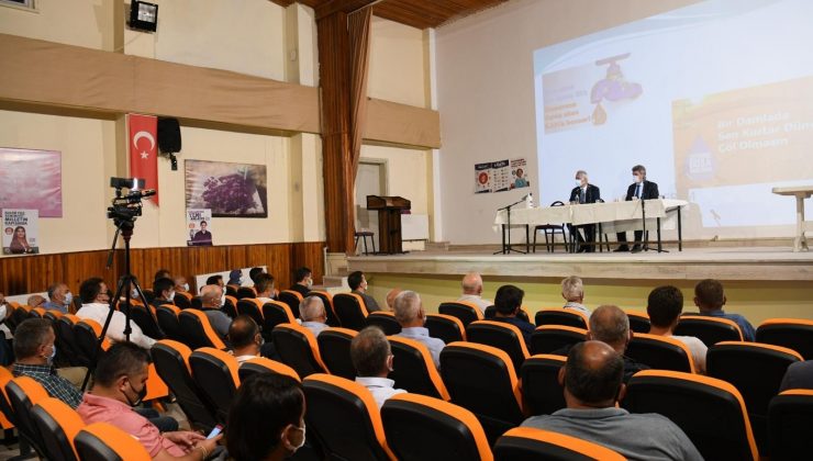 Isparta Valisi Ömer Seymenoğlu, Keçiborlu’da muhtarlarla buluştu