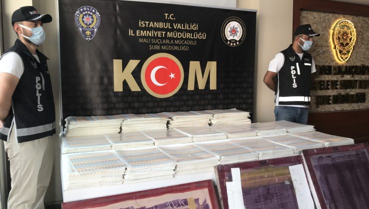 İstanbul’da 387 bin adet sahte alkol bandrolü yakalandı