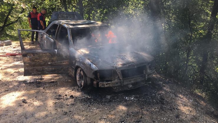 İzinsiz girdikleri ormanda araçları yandı, ceza yemekten kurtulamadılar