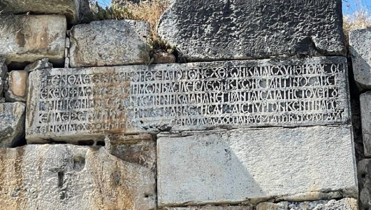 İznik’te Surlara işlenmiş kitabenin sırrı çözüldü