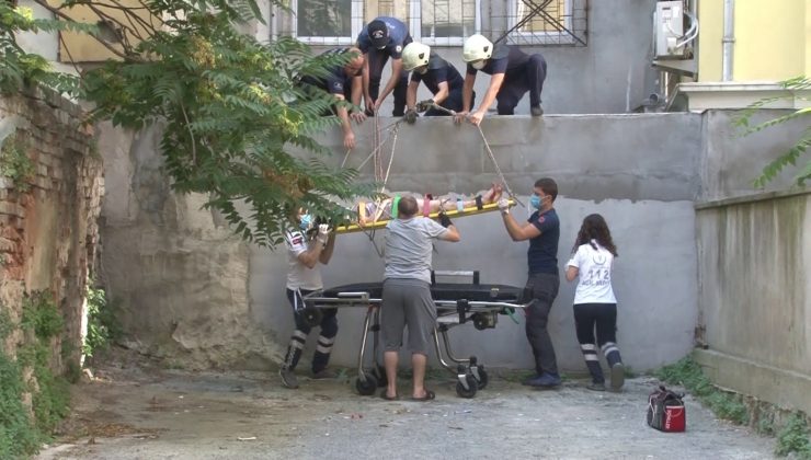 Kadıköy’de bir kadın 3. kattan düştü