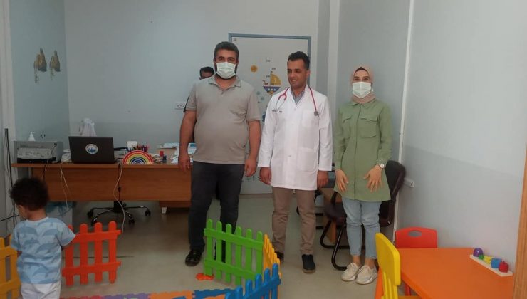 Kahta Devlet Hastanesinde Çocuk Gelişimi Polikliniği açıldı