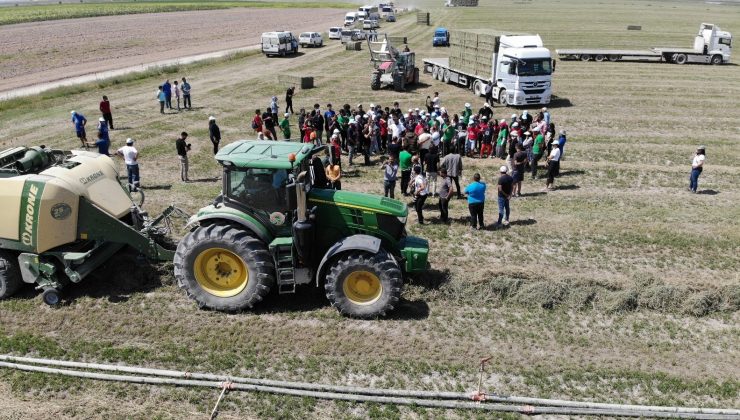Kampa katılan öğrencilere tarla ve mandıralarda uygulamalı eğitim