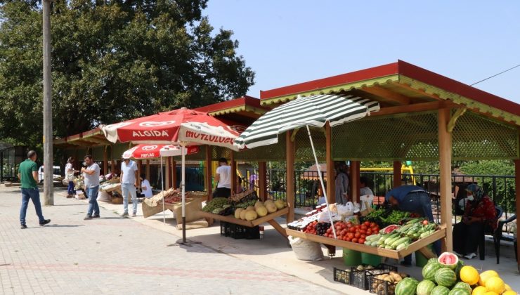 Karaabdülbaki Üretici Pazarı’nda satışlar başladı