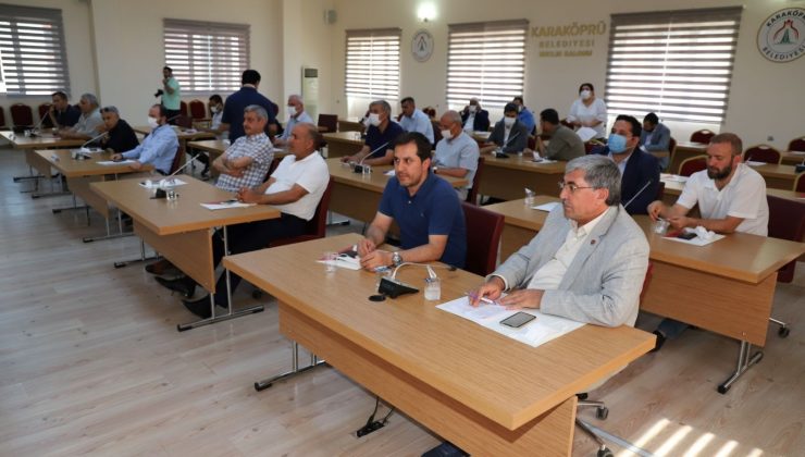 Karaköprü Belediye meclisinden anlamlı karar