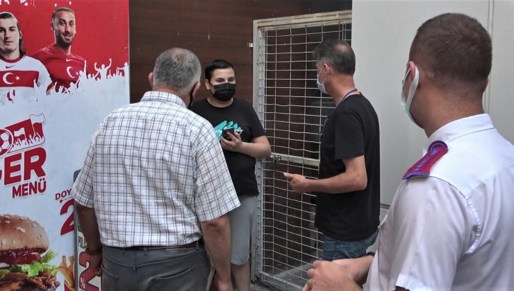 Karantina ihlali yapan genç AVM girişinde yakalandı