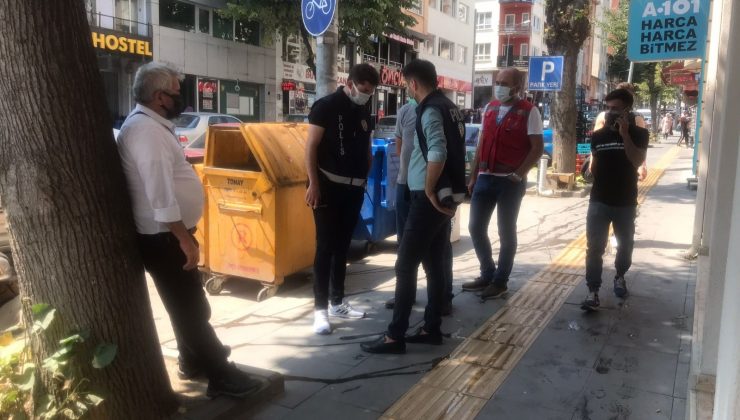 Karantinayı unutup bankaya koştu