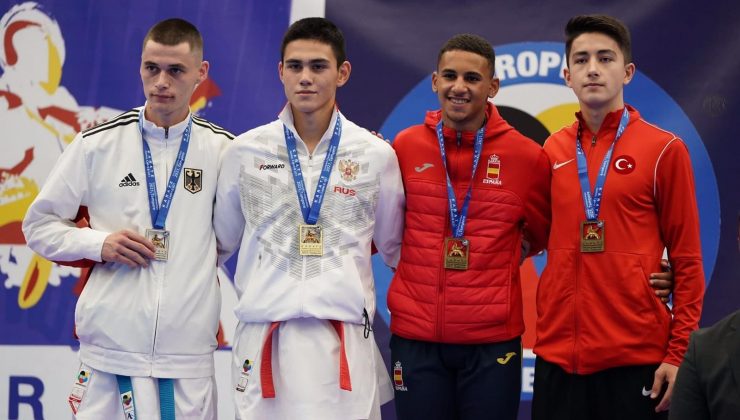 Karateciler Avrupa şampiyonasından 4 madalya ile döndü