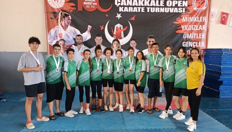 Karatede Salihli Belediyespor farkı