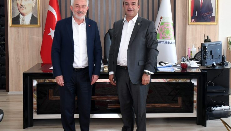 Kardeş belediyeden ağaçlandırmaya destek