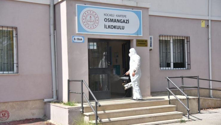 Kartepe Belediyesi’nden okullara temizlik desteği