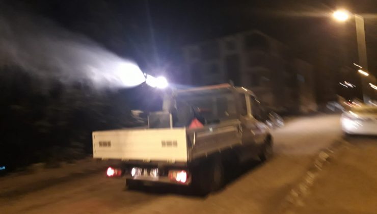 Kastamonu Belediyesi afet bölgelerinde ilaçlama çalışmalarına başladı