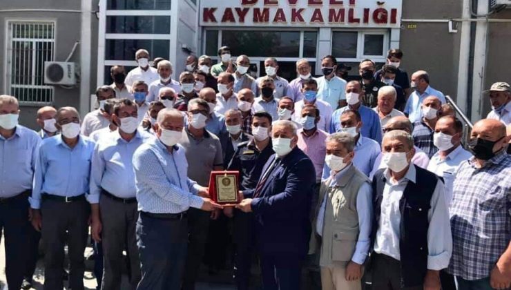 Kaymakam Duru, mahalle muhtarları ile vedalaştı