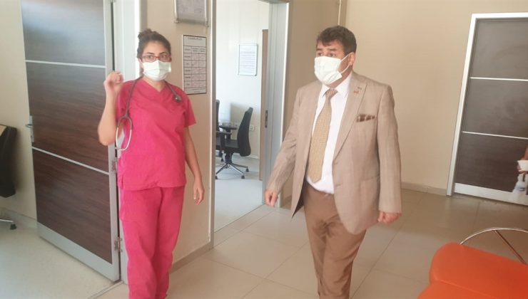 Kaymakamdan Aile Sağlığı Merkezine denetim