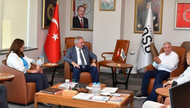 Kayseri Milletvekili Arık ve İl Başkanı Özer, Başkan Nursaçan’ı ziyaret etti