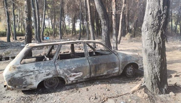 Kayseri UMKE ekibi yangın bölgesindeki görevini tamamladı