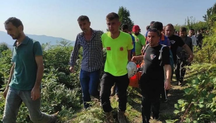 Evinin yakınında baygın halde bulundu