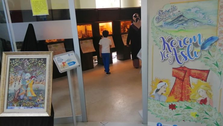 Kerem ile Aslı sergisi ilçe turunda