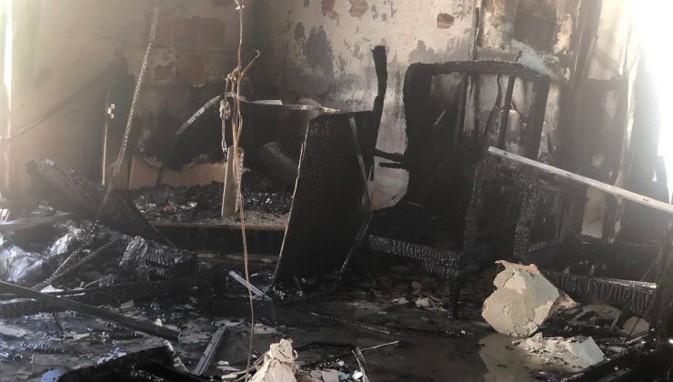 Kırklareli’nde ev yangını