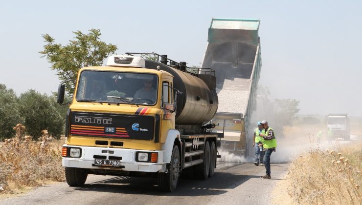 Kırsalda yol çalışmaları hız kesmiyor