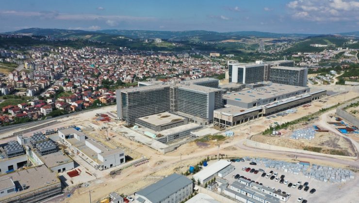 Kocaeli Şehir Hastanesininin yapımı sürüyor