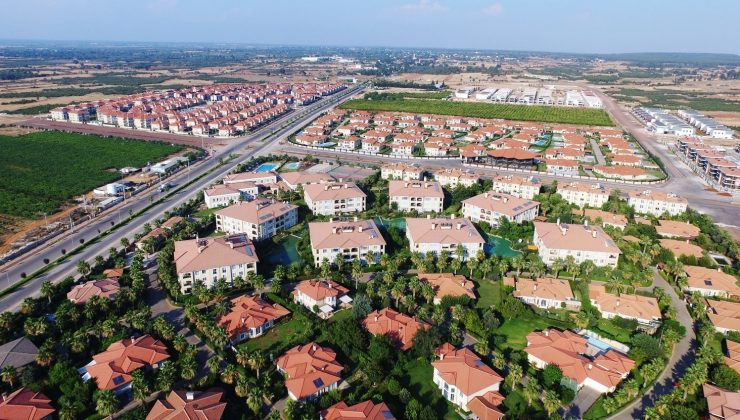 Konutta son 1 aydır yaşanan yükselişte Döşemealtı ilk sırada