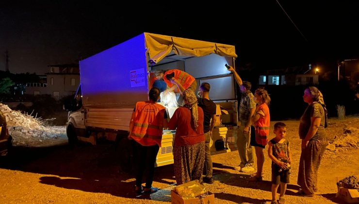 Konyaaltı Belediyesi yangın bölgesinde