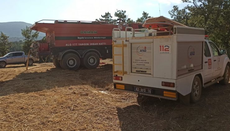 Konya’da çıkan orman yangını kontrol altına alındı