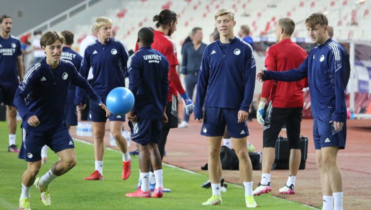 Kopenhag, Sivasspor maçı hazırlıklarını Sivas’ta sürdürdü