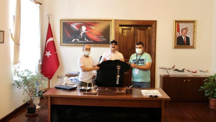 Körfez Sportif Havacılık Kulübü Derneği’nden Kaymakam Ünsal’a ziyaret