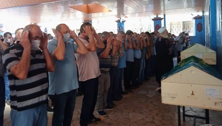 Ölüme yakalanan çift gözyaşlarıyla uğurlandı